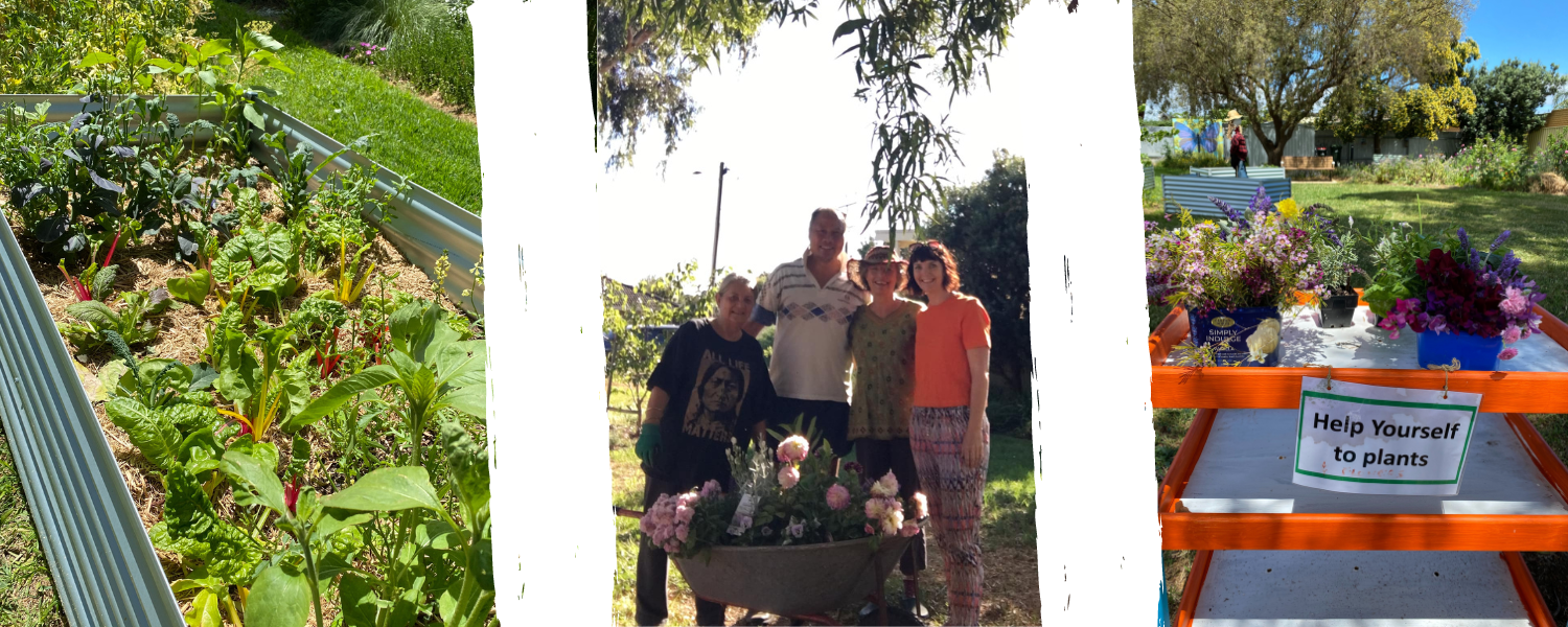 Oakland community garden with swap and share